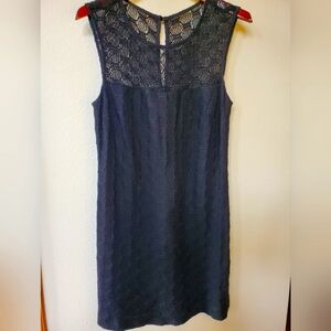 Trina Turk Harriet Open Lace Dress. Black. Womens Size 8